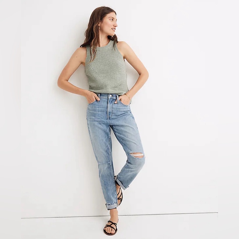 Madewell hi rise slim boyjean sz 31